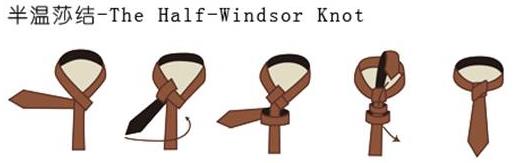 �I(l��ng)�����ɯ�Y(ji��)��ʮ�ֽY(ji��)���򷨈D�⣺The Half-Windsor Knot ���ɯ�Y(ji��)��ʮ�ֽY(ji��)��